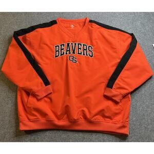 Mens Knights Apparel Oregon State Beavers Pullover SZ XL OSU Side Zipper